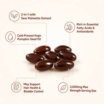 Herbee Pumpkin Seed Oil Softgels