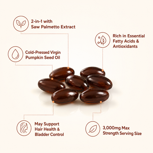 Herbee Pumpkin Seed Oil Softgels
